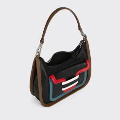 PIERRE HARDY ALPHA DAY MISS BAG Black,red,bluesky,tobacco Outlet