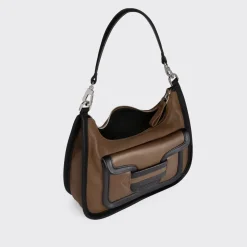 PIERRE HARDY ALPHA DAY MISS BAG Tobacco,black Cheap