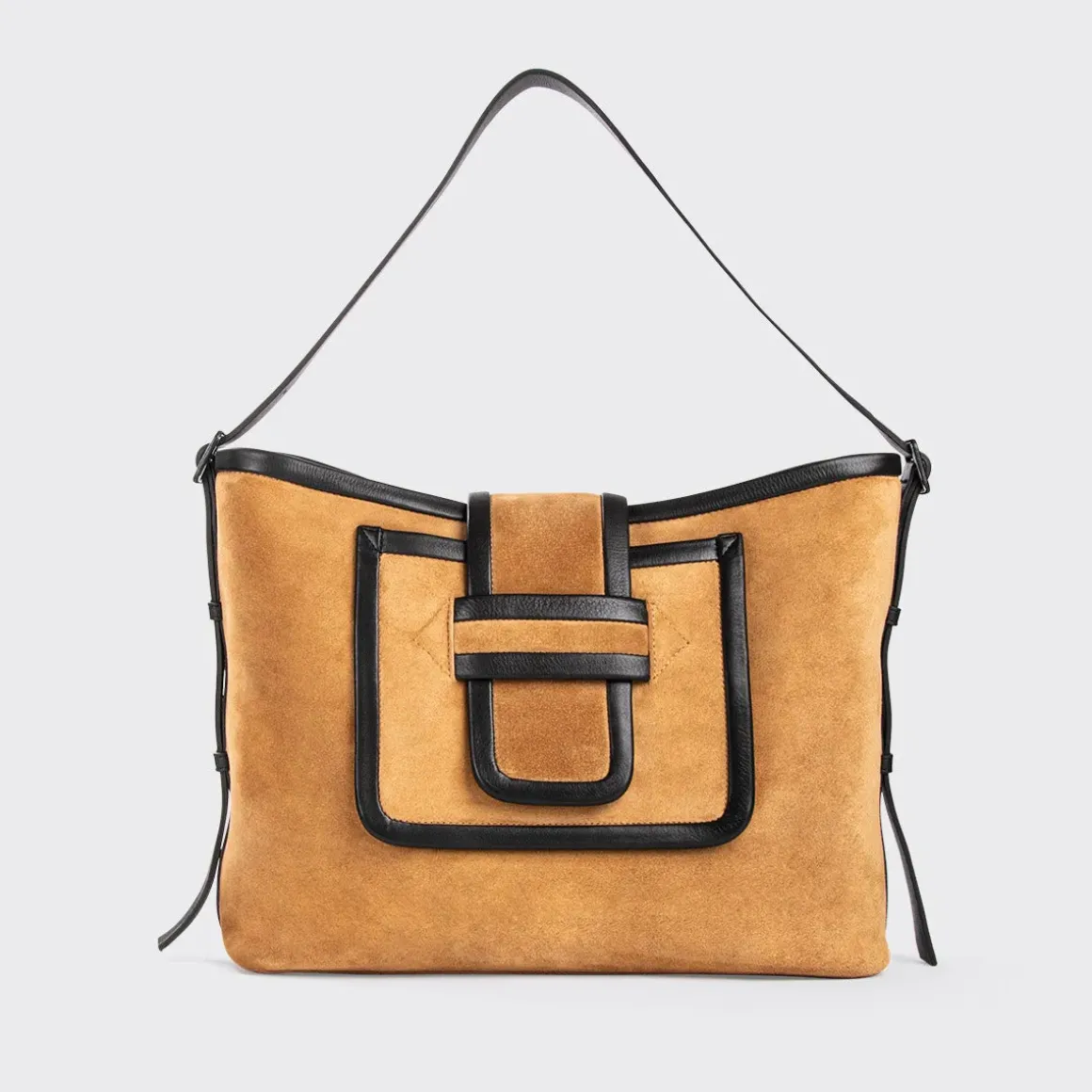 PIERRE HARDY ALPHA DAY TOTE Camel,black Online