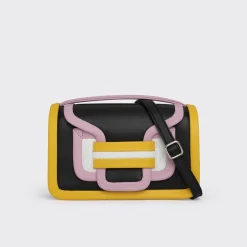 PIERRE HARDY ALPHA HANDBAG Black,yellow,pink,white Clearance