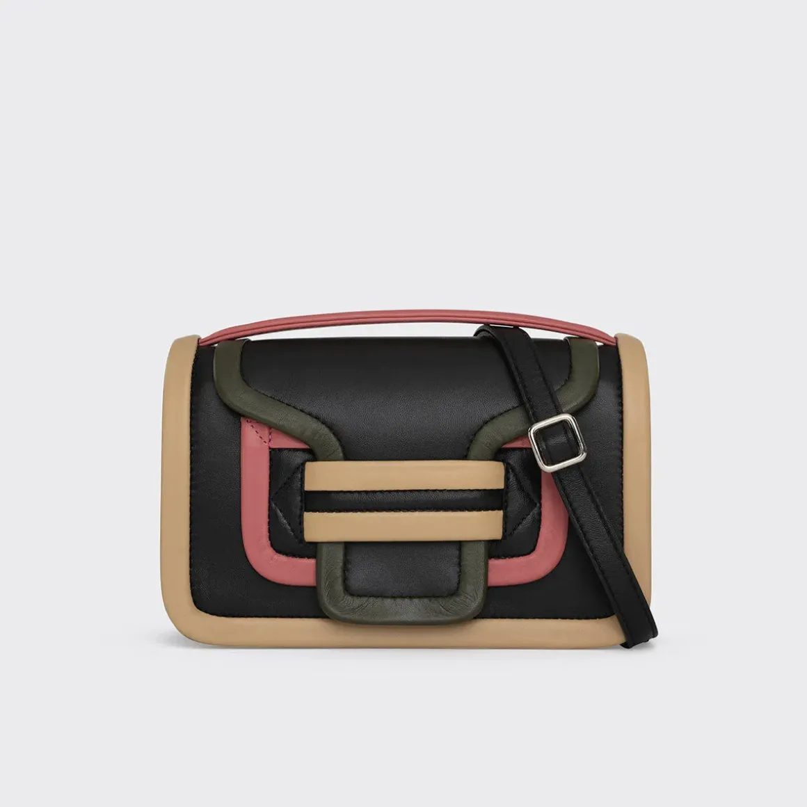 PIERRE HARDY ALPHA HANDBAG Black,raspberry,beige,kaki Shop