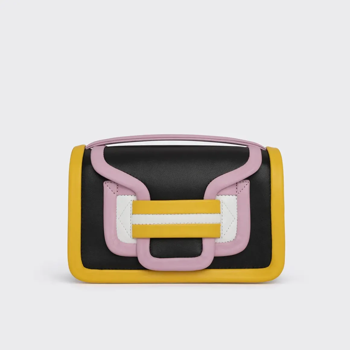 PIERRE HARDY ALPHA HANDBAG Black,yellow,pink,white Clearance