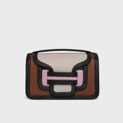 PIERRE HARDY ALPHA HANDBAG Camel,pink,white Fashion