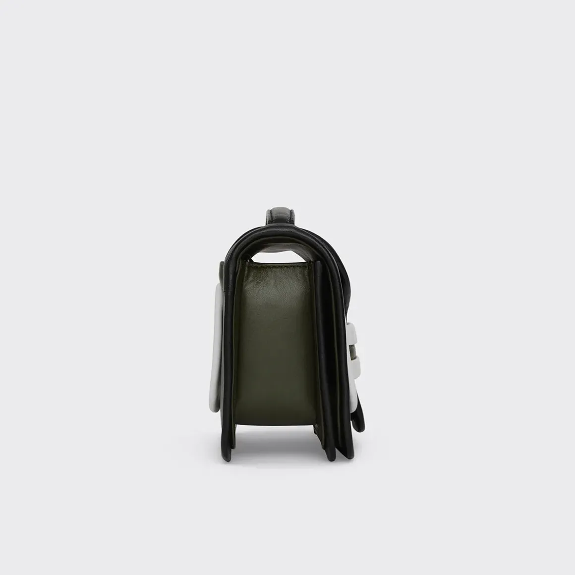 PIERRE HARDY ALPHA HANDBAG Kaki,white,black Clearance