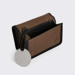 PIERRE HARDY ALPHA HANDBAG Tobacco,bluesky,red,white Outlet