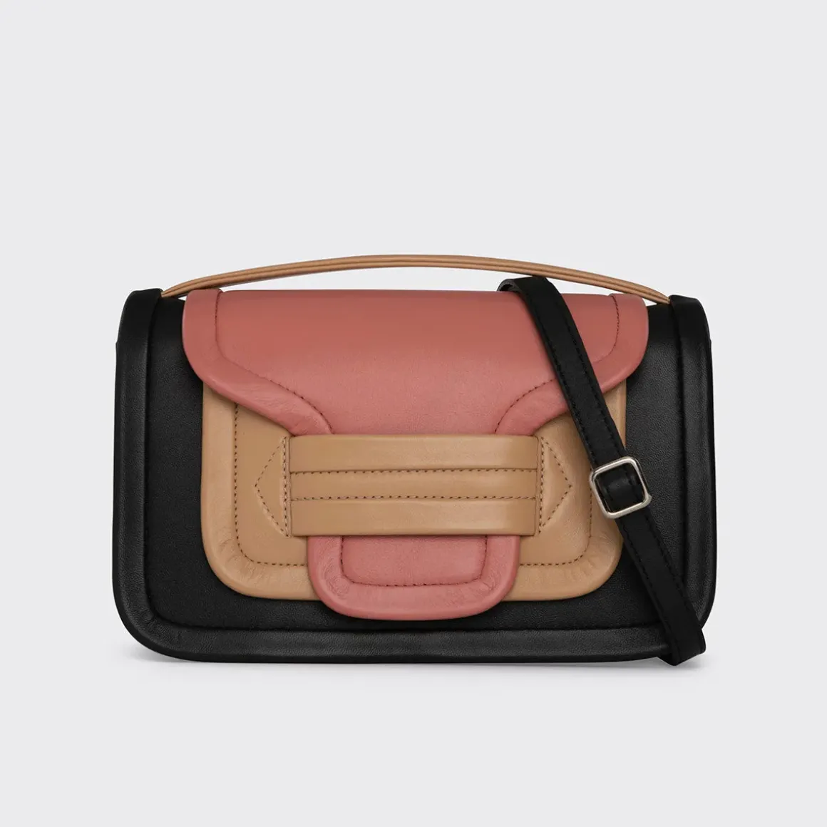 PIERRE HARDY ALPHA MAXI HANDBAG Blush,beige,black Store