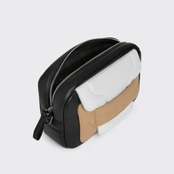 PIERRE HARDY ALPHA PAD BOX HANDBAG Black,beige,white Fashion
