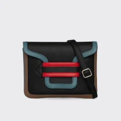 PIERRE HARDY ALPHA POUCH Tobacco,blush,offwhite Best Sale