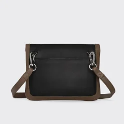 PIERRE HARDY ALPHA POUCH Black,tobacco,white Fashion