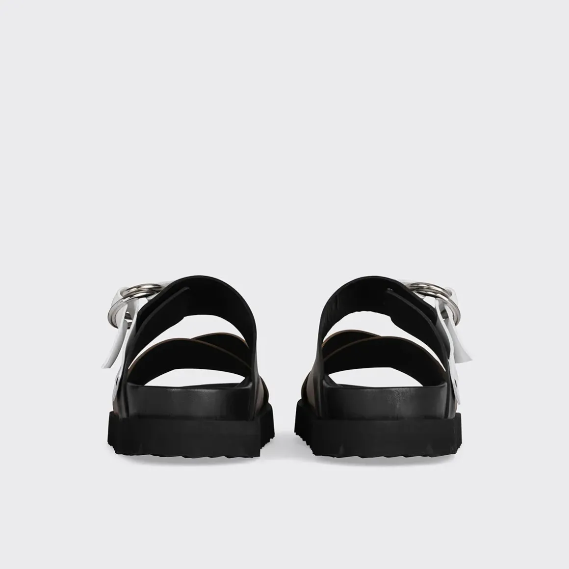 PIERRE HARDY CROSS RIDER FLAT SANDAL Tobacco,black,white Cheap