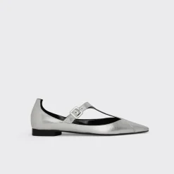 PIERRE HARDY EDDIE FLAT SALOME Silver Fashion