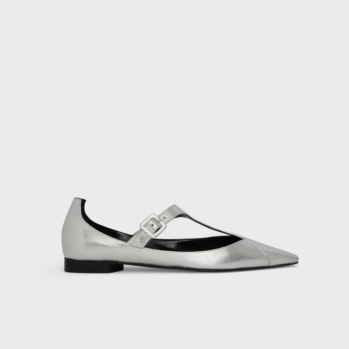 PIERRE HARDY EDDIE FLAT SALOME Silver Fashion