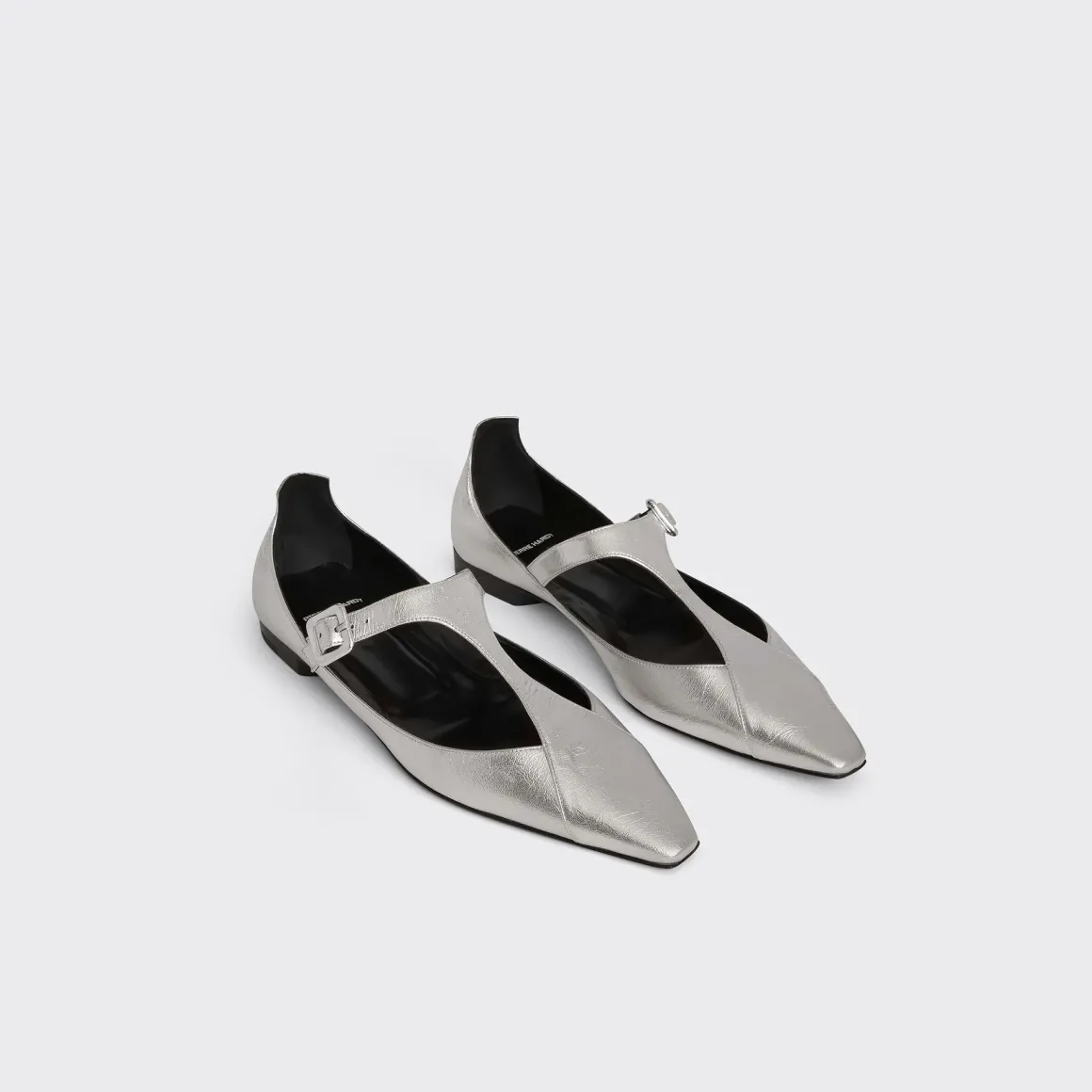 PIERRE HARDY EDDIE FLAT SALOME Silver Fashion