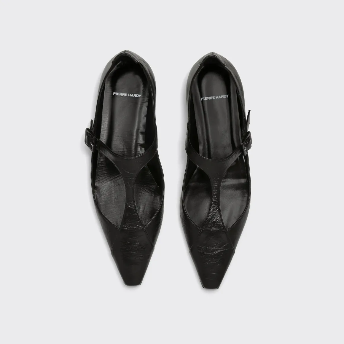 PIERRE HARDY EDDIE FLAT SALOME Black Flash Sale