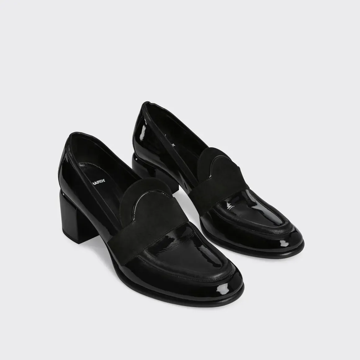 PIERRE HARDY ETON HEELED LOAFER Black Clearance