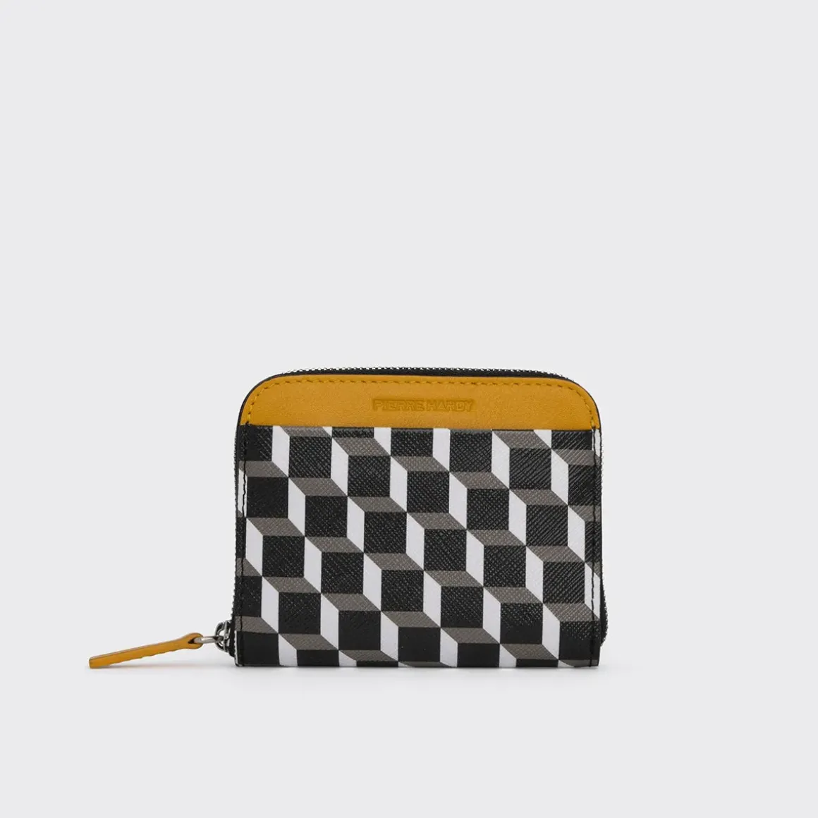 PIERRE HARDY GINZA COIN PURSE Black,yellow Discount