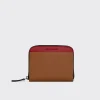 PIERRE HARDY GINZA COIN PURSE Camel,red New