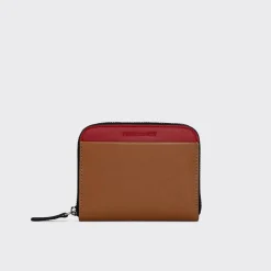 PIERRE HARDY GINZA COIN PURSE Camel,red New