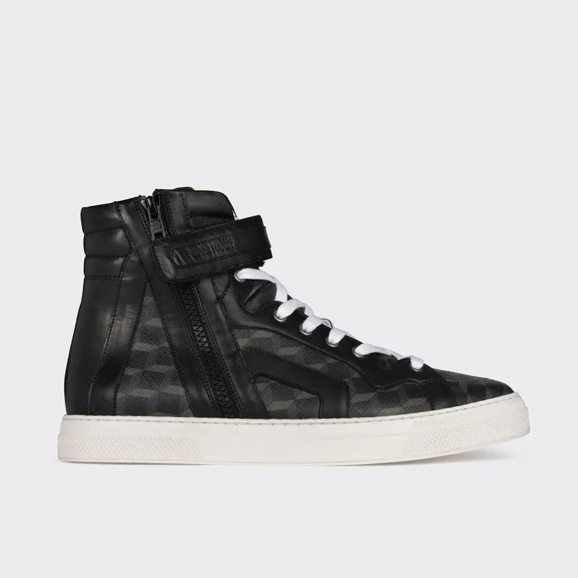 PIERRE HARDY 112 HIGH-TOP SNEAKERS Black Online