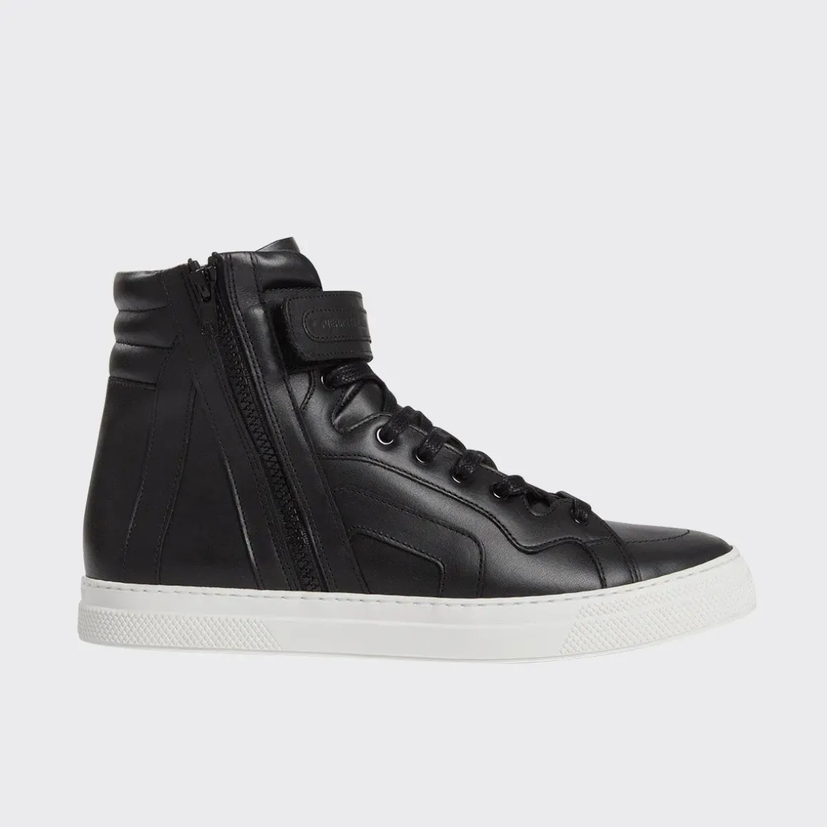 PIERRE HARDY 112 HIGH-TOP SNEAKERS Black Best