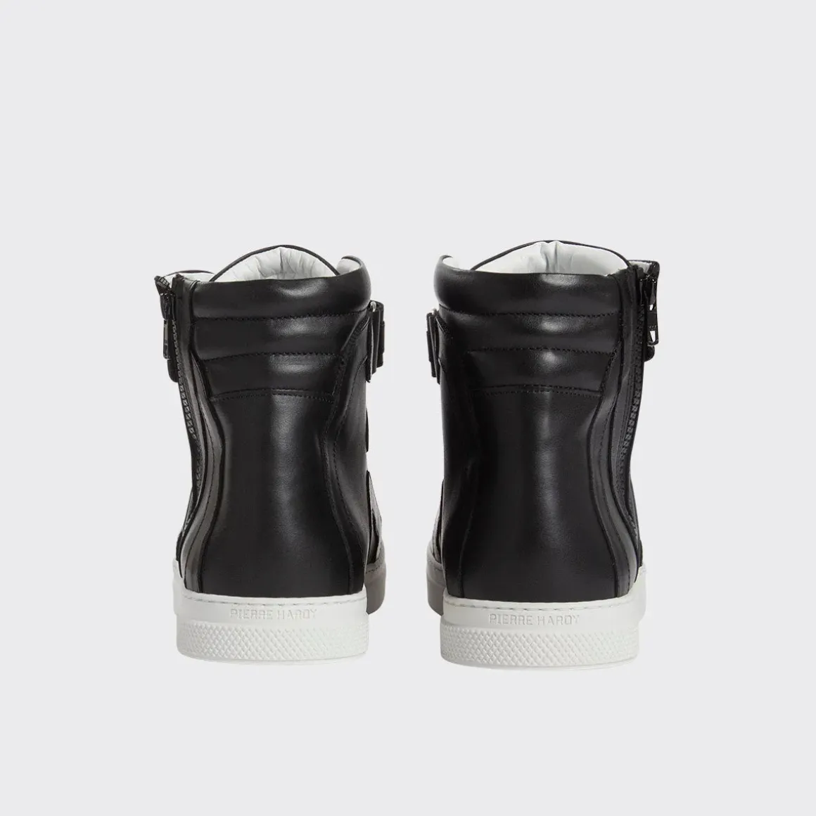PIERRE HARDY 112 HIGH-TOP SNEAKERS Black Best