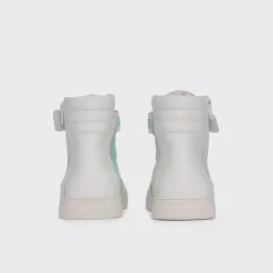 PIERRE HARDY 112 HIGH-TOP SNEAKERS White,green,pink Cheap