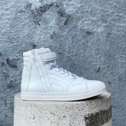 PIERRE HARDY 112 HIGH-TOP SNEAKERS White Sale