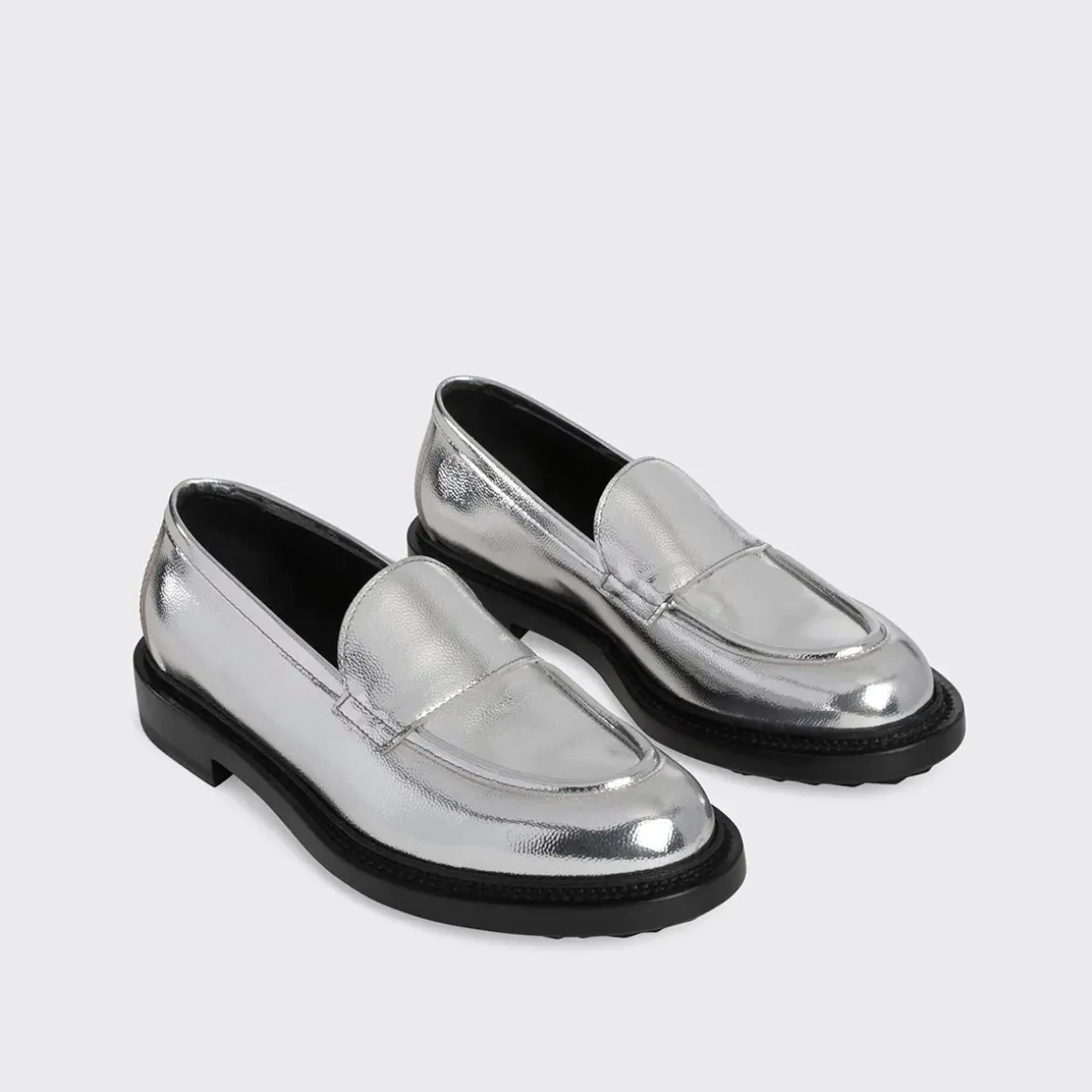 PIERRE HARDY JOHN LOAFER Silver New