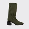 PIERRE HARDY MAIA HEELED BOOTS Kaki Sale