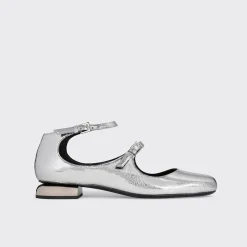 PIERRE HARDY MARY JANE BALLERINA Silver Fashion