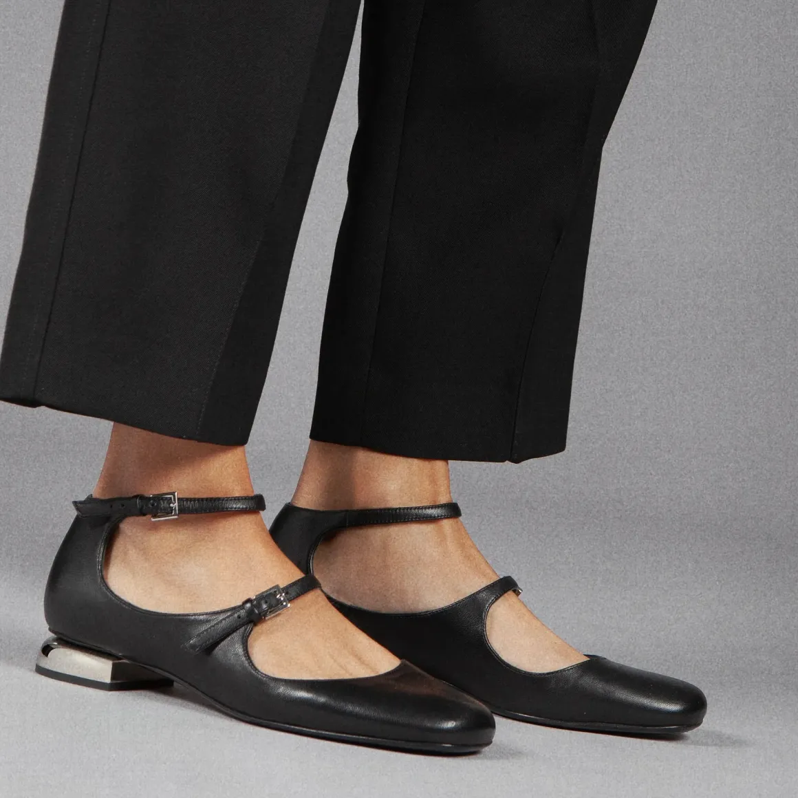 PIERRE HARDY MARY JANE BALLERINA Black Hot