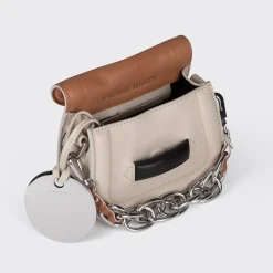 PIERRE HARDY MICRO ALPHAVILLE BAG Offwhite,cappuccino New