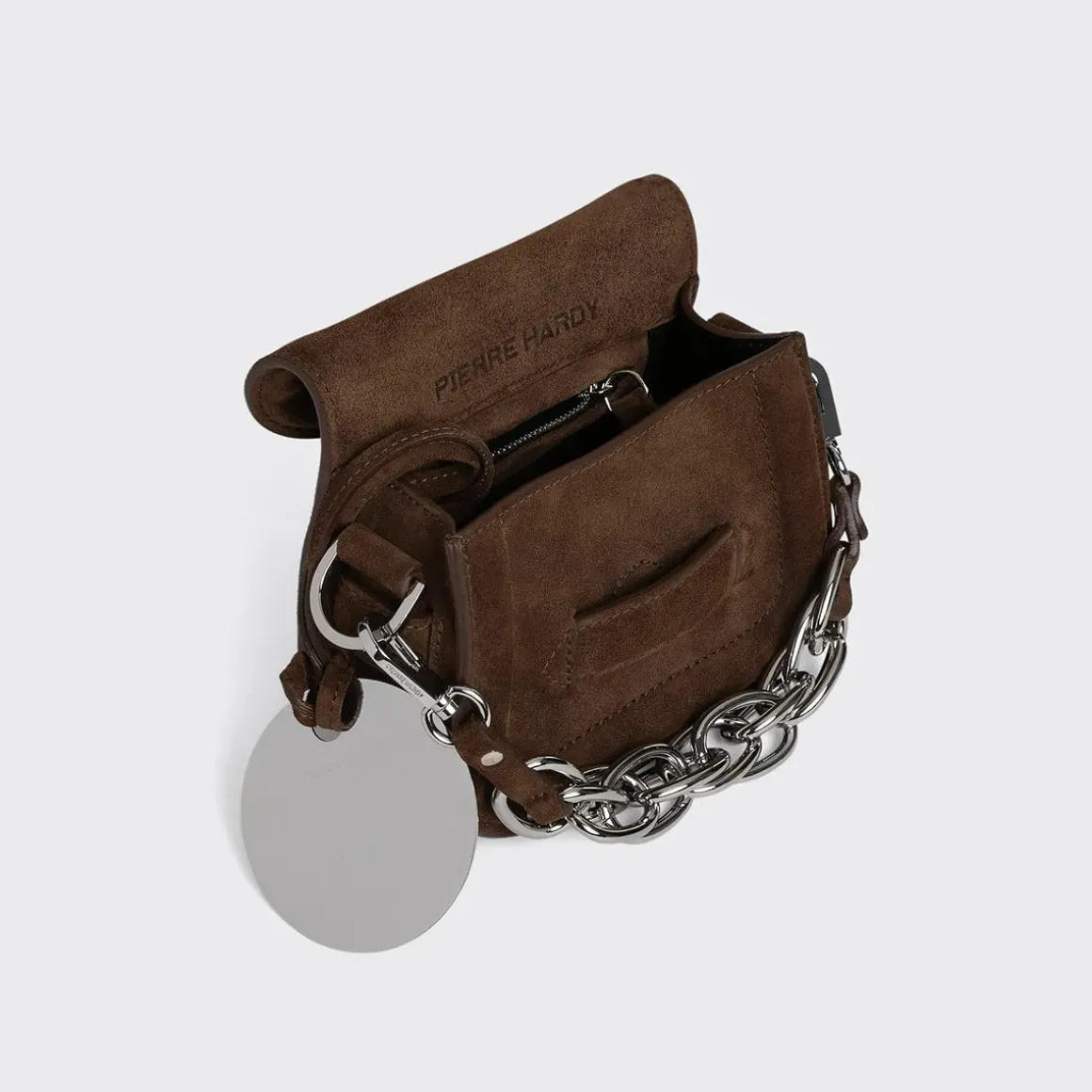 PIERRE HARDY MICRO ALPHAVILLE BAG Chocolate New