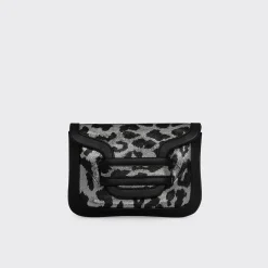 PIERRE HARDY MINI ALPHA POUCH Leopard,silver Cheap