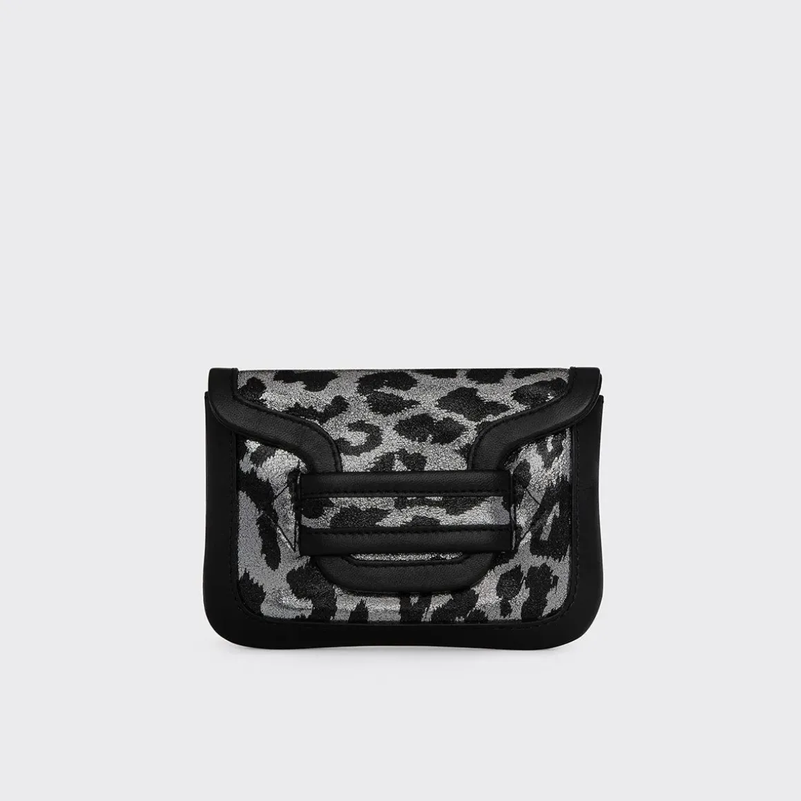 PIERRE HARDY MINI ALPHA POUCH Leopard,silver Cheap
