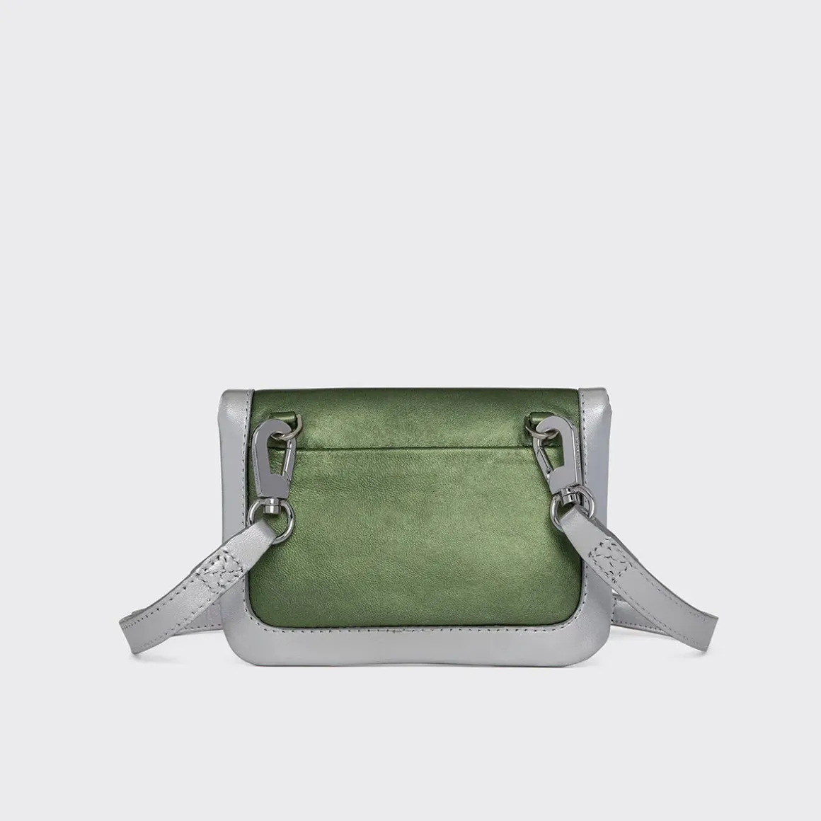 PIERRE HARDY MINI ALPHA POUCH Pink,kaki Flash Sale