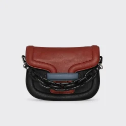 PIERRE HARDY MINI ALPHAVILLE BAG Mahogany,black,bluesky New