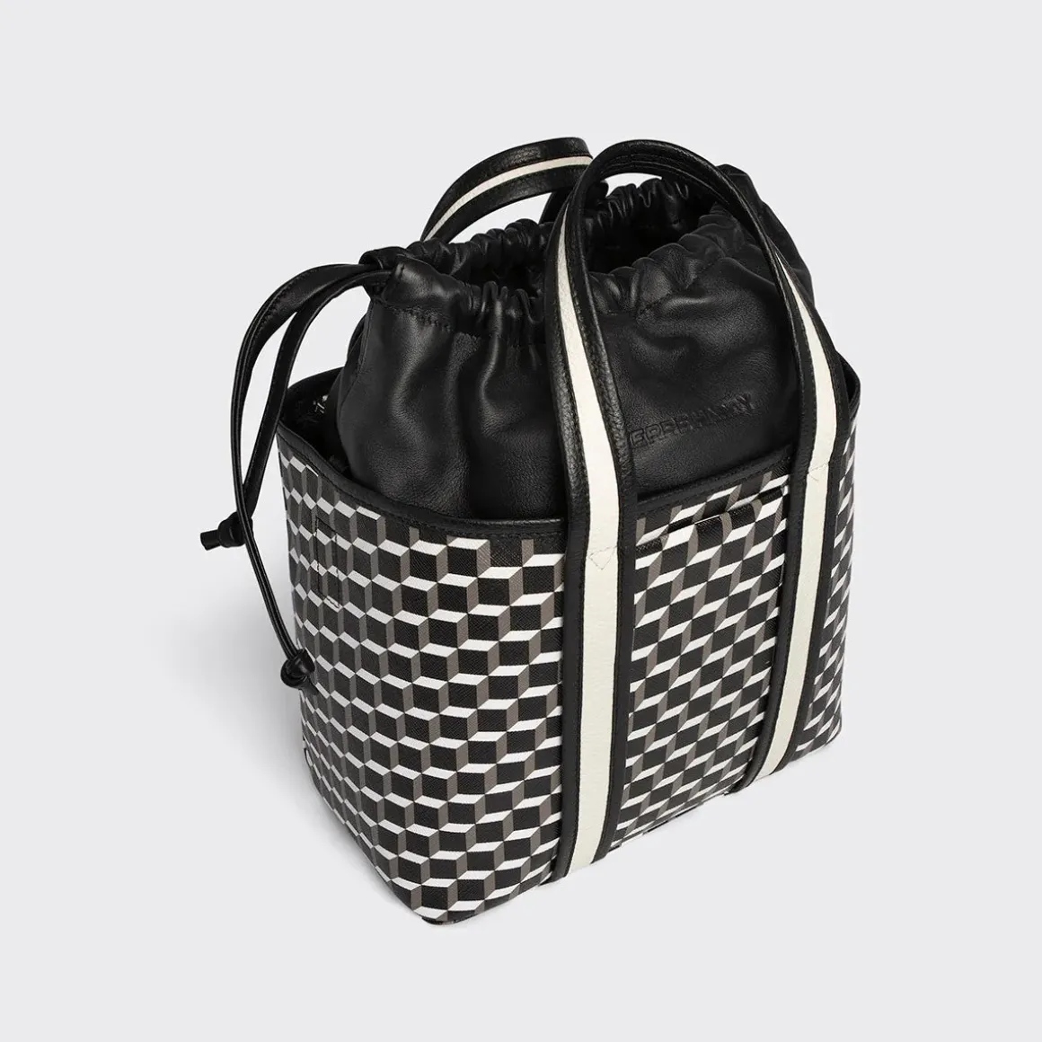 PIERRE HARDY MINI ARCHI TOTE Black,white Shop