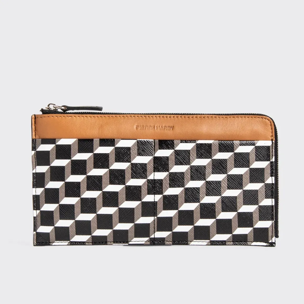 PIERRE HARDY PALATINE WALLET Camel,black Cheap