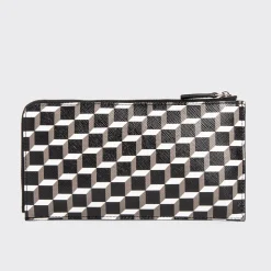 PIERRE HARDY PALATINE WALLET Camel,black Cheap