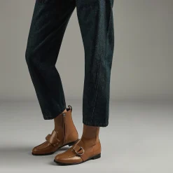 PIERRE HARDY RIDER ANKLE BOOT Cognac Discount