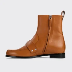 PIERRE HARDY RIDER ANKLE BOOT Cognac Discount
