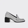 PIERRE HARDY ROMY HEELED LOAFER Silver Fashion