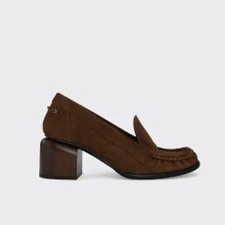PIERRE HARDY ROMY HEELED LOAFER Chocolate Cheap