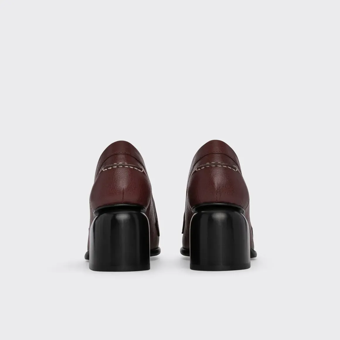 PIERRE HARDY ROMY HEELED LOAFER Burgundy Cheap