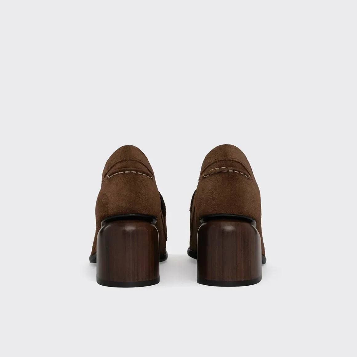 PIERRE HARDY ROMY HEELED LOAFER Chocolate Cheap