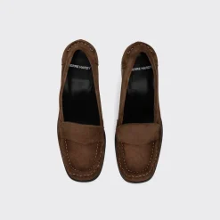 PIERRE HARDY ROMY HEELED LOAFER Chocolate Cheap