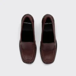 PIERRE HARDY ROMY HEELED LOAFER Burgundy Cheap