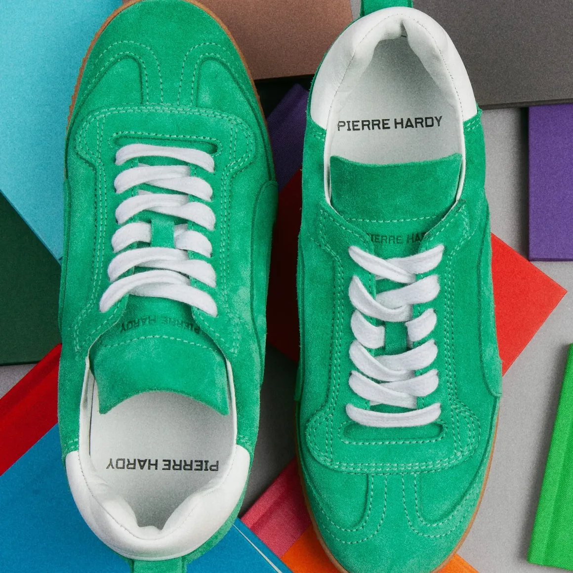 PIERRE HARDY START SNEAKERS Green Sale