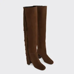 PIERRE HARDY TEXAS OVER THE KNEE BOOTS Chocolate Fashion